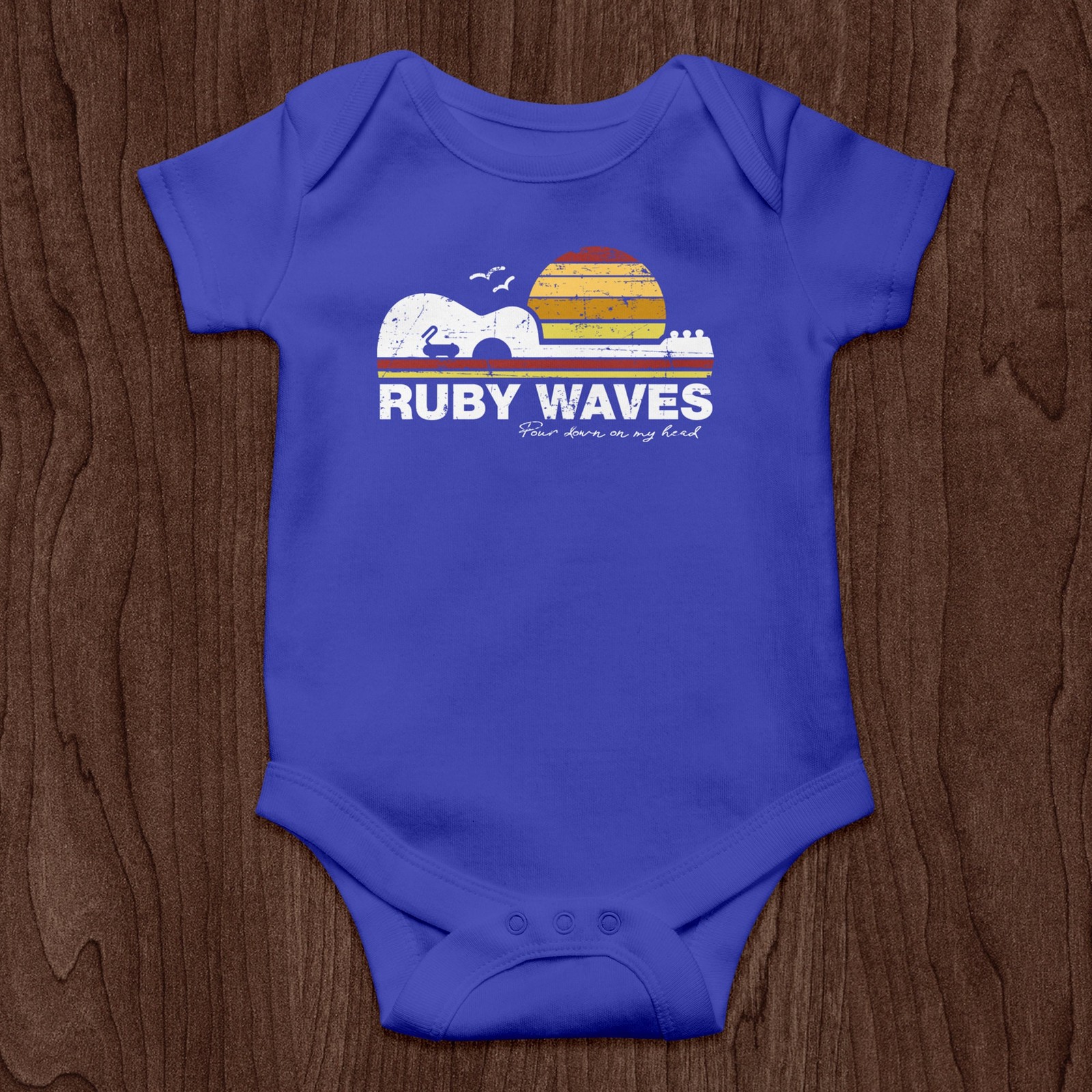 Phish – Ruby Waves Romper Baby Body Suit Retro Vintage T-Shirt Baby