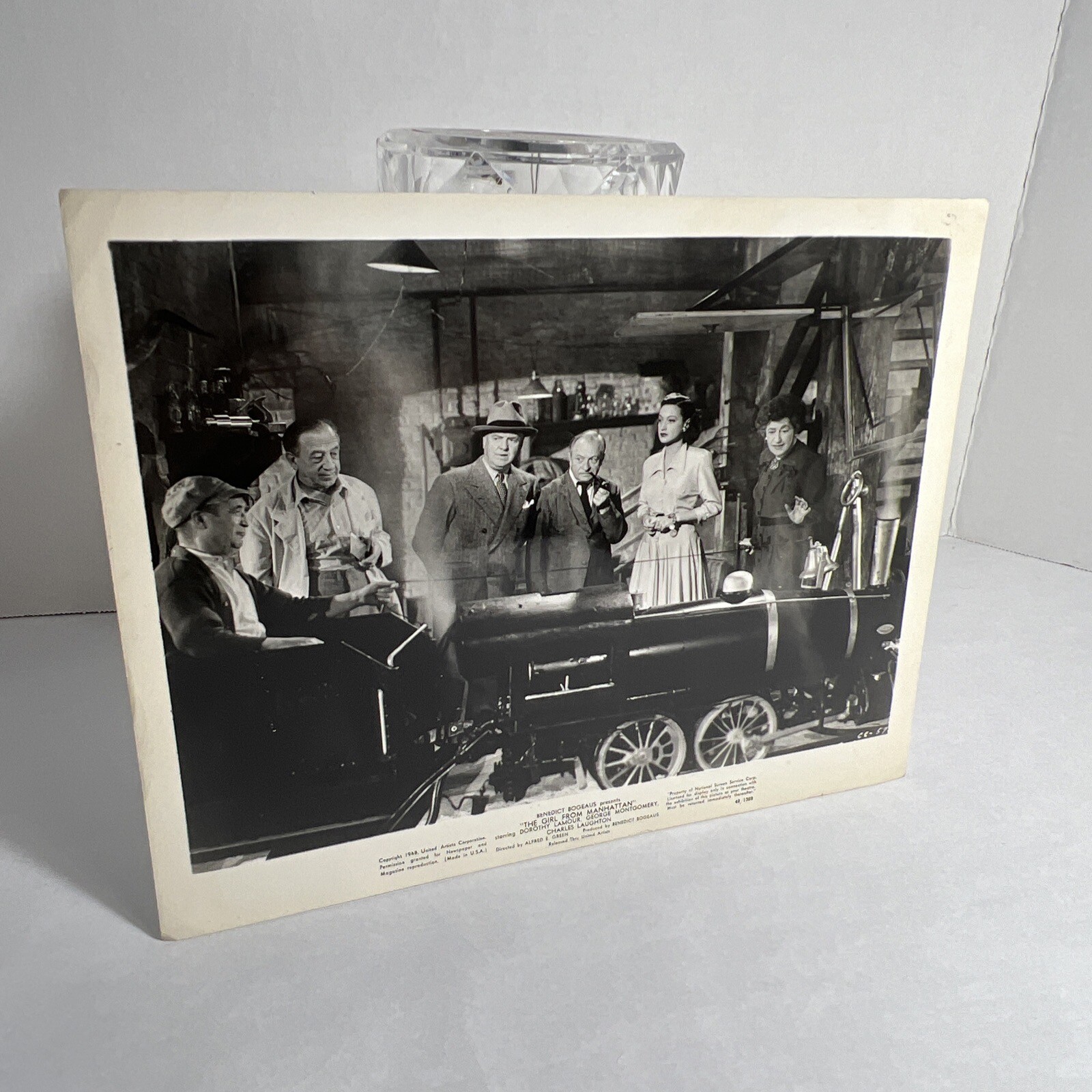 1948 THE GIRL FROM MANHATTAN: Dorothy Lamour Film Promo Movie Photo NSS 48/1389
