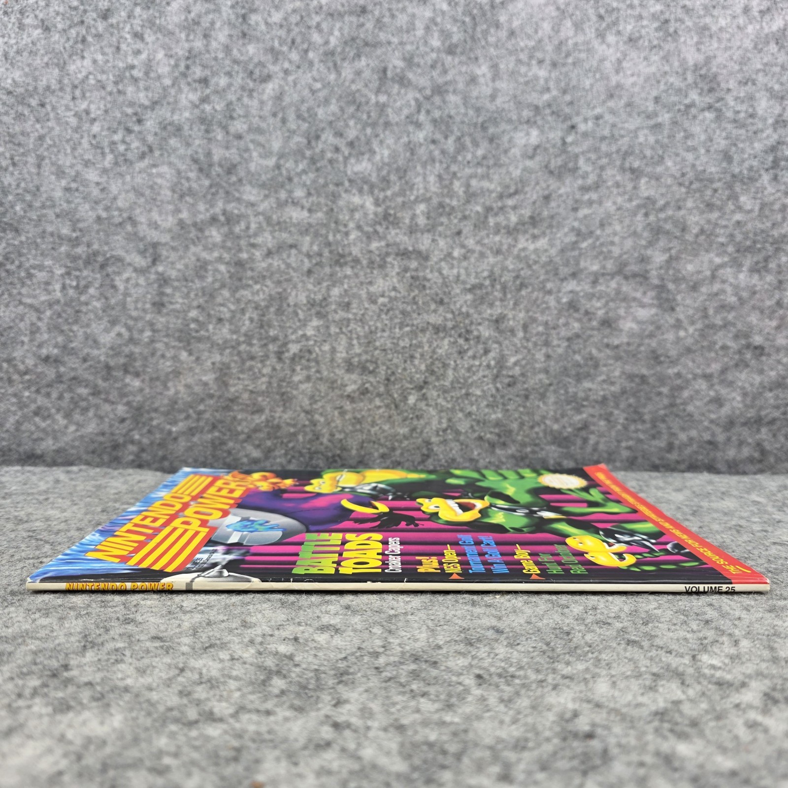 Nintendo Power Vol 25 June 1991 Battle Toads w/ Spy Hunter Poster & Inserts
