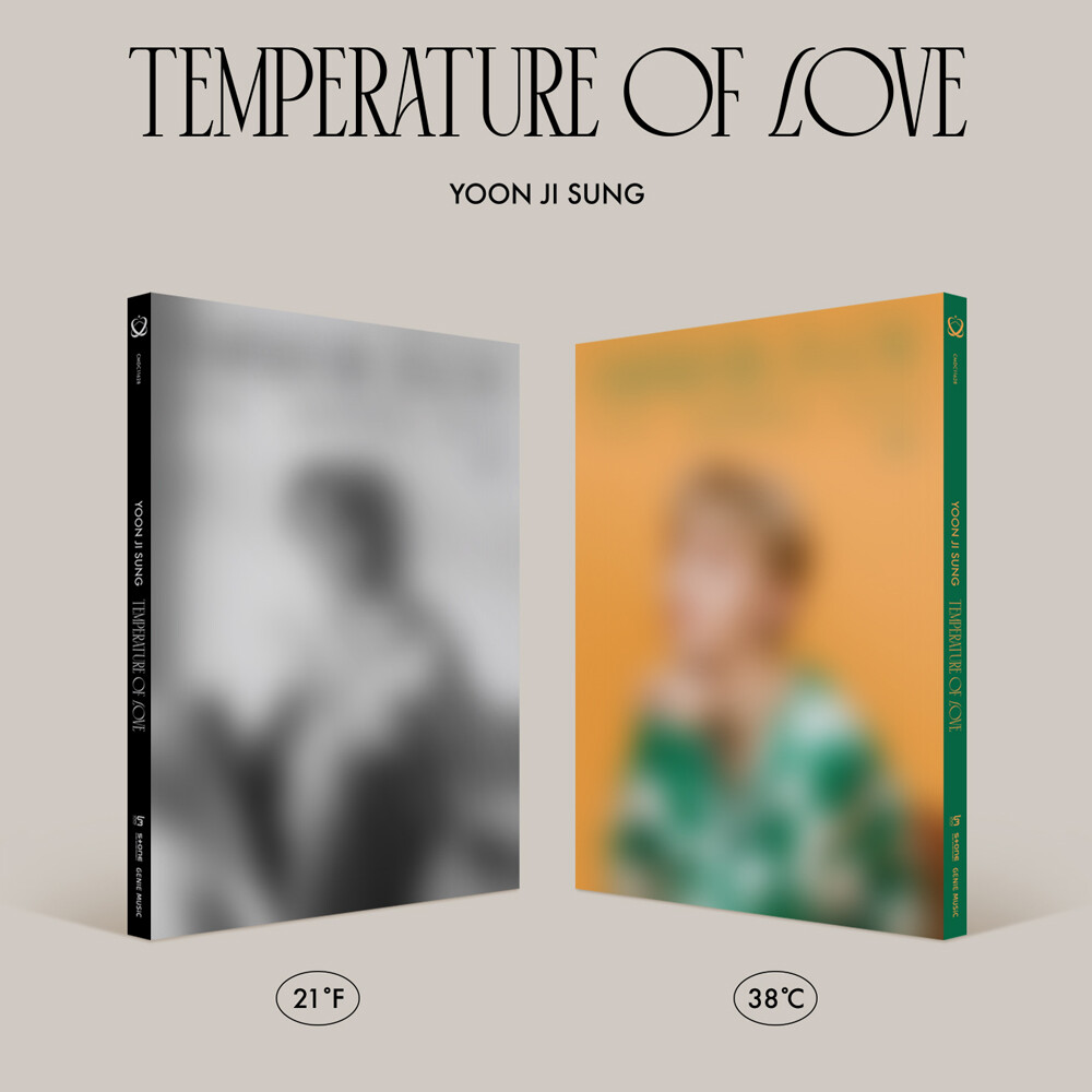 YOON JI SUNG Temperature of Love 2nd Mini Album CD+Booklet+PhotoCard+Etc+Track#