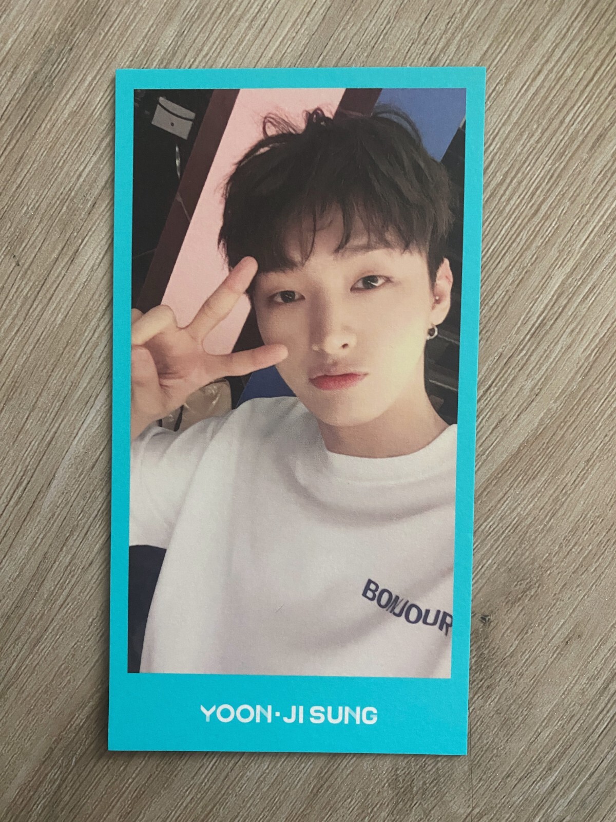 WANNA ONE YOON JISUNG 1st Official Fanclub Membership Kit Photocard