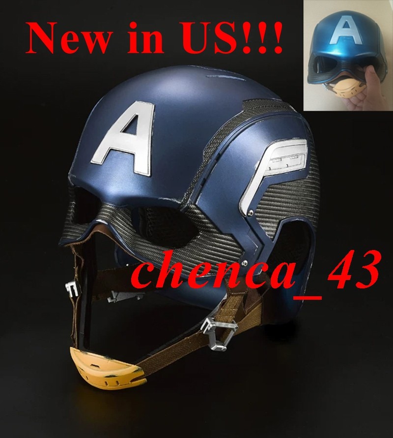 New in US!! Captain America Helmet Killerbody Avengers 1:1 Wearable Cosplay Mask