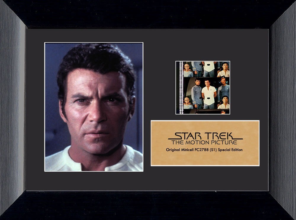Star Trek Motion Picture Captain Kirk FilmCells 7×5 MiniCell FC2788 35mm Display