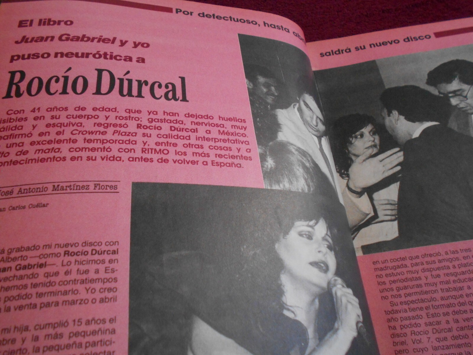 RITMO magazine PANDORA MARIA CONCHITA ALONSO MARISELA LUCIA MENDEZ FLANS TIGRESA