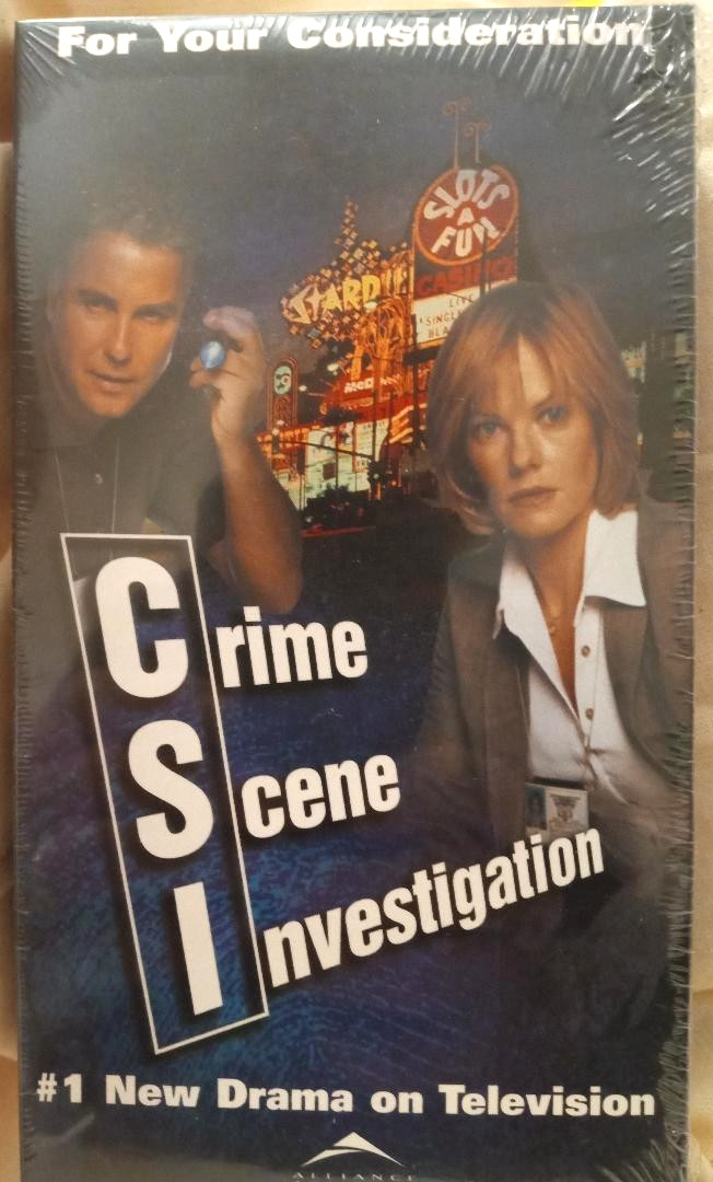 Sealed CSI Crime Scene Investigation FYC VHS Emmy Screener Season 1 CBS Promo