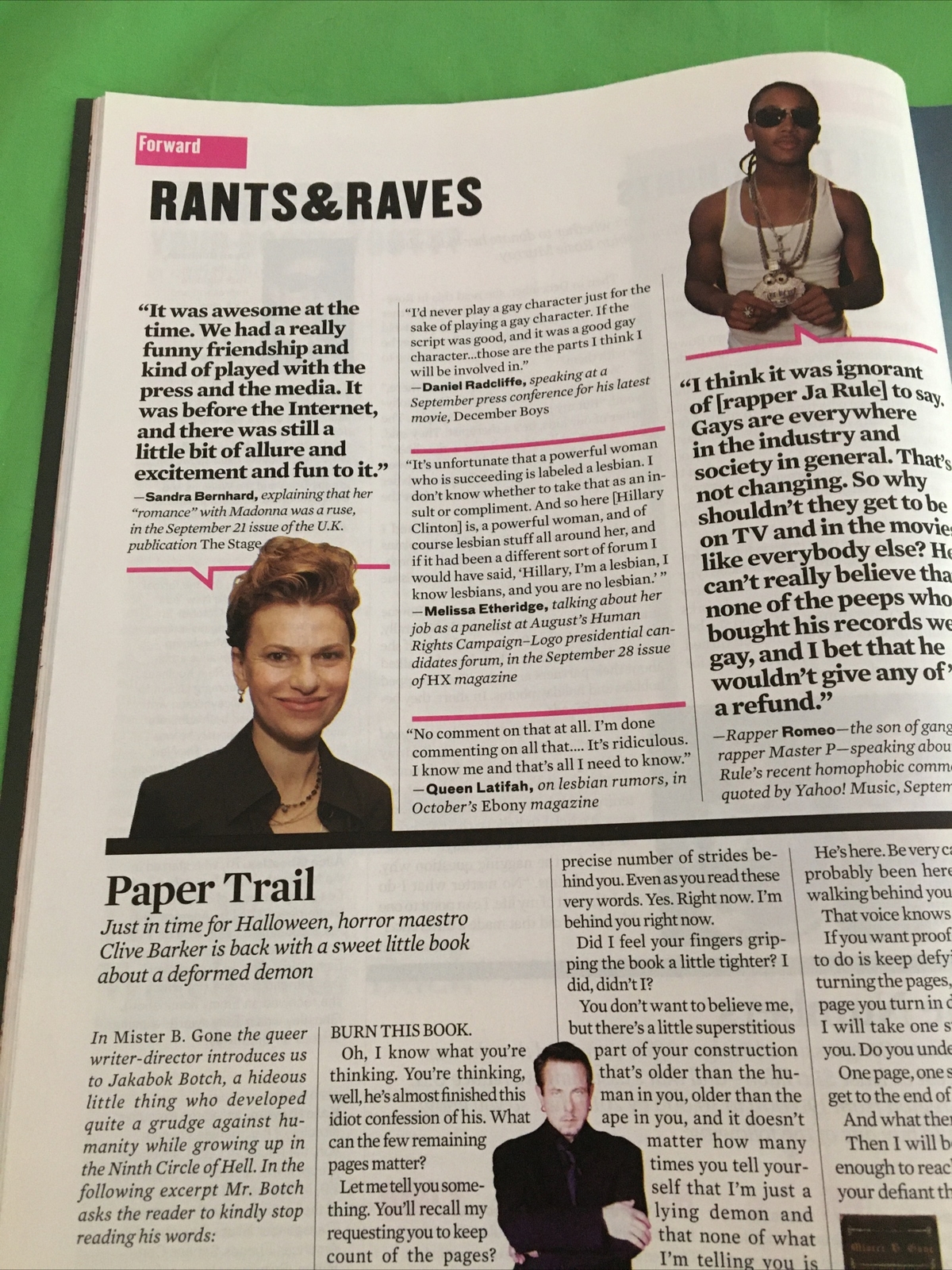 BRYAN FULLER, BRETT KRUTZSCH, The Advocate Gay & Lesbian magazine Nov 2007