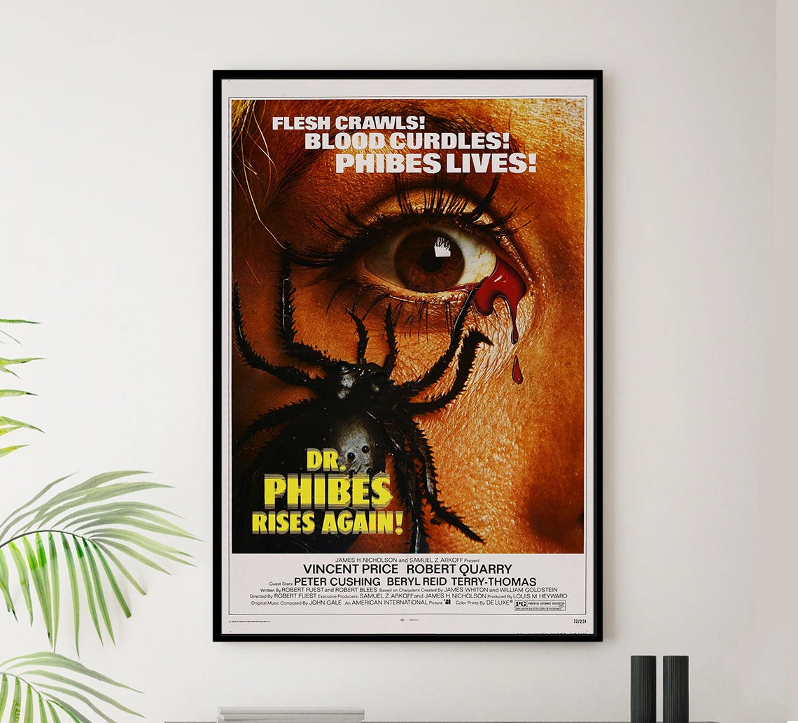 Dr. Phibes Rises Again 1972 – US – v1 – Classic Movie Poster ebay