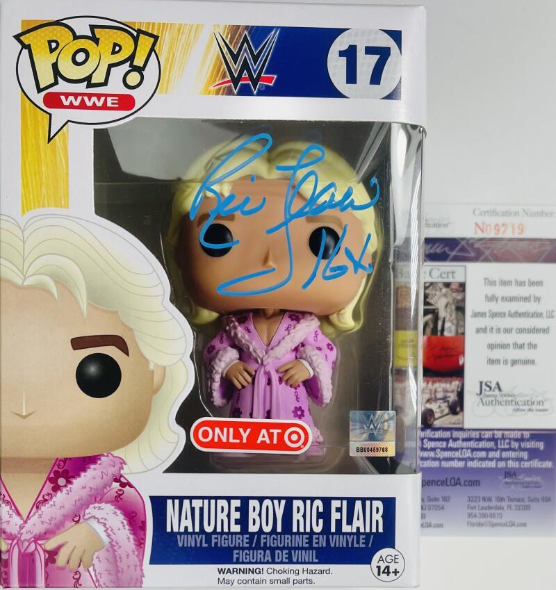 RIC FLAIR NATURE BOY FUNKO POP VINYL 17 TARGET EXCLUSIVE VAULTED WWF WWE JSA 719