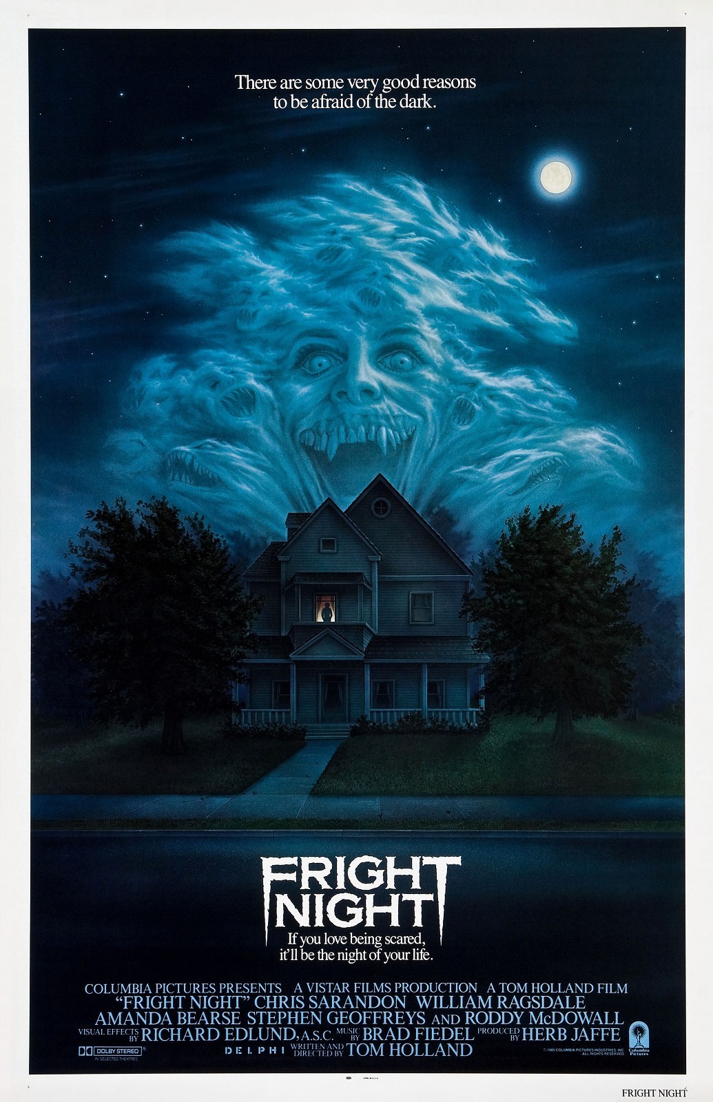 Fright Night movie poster : 11 x 17 inches : Horror