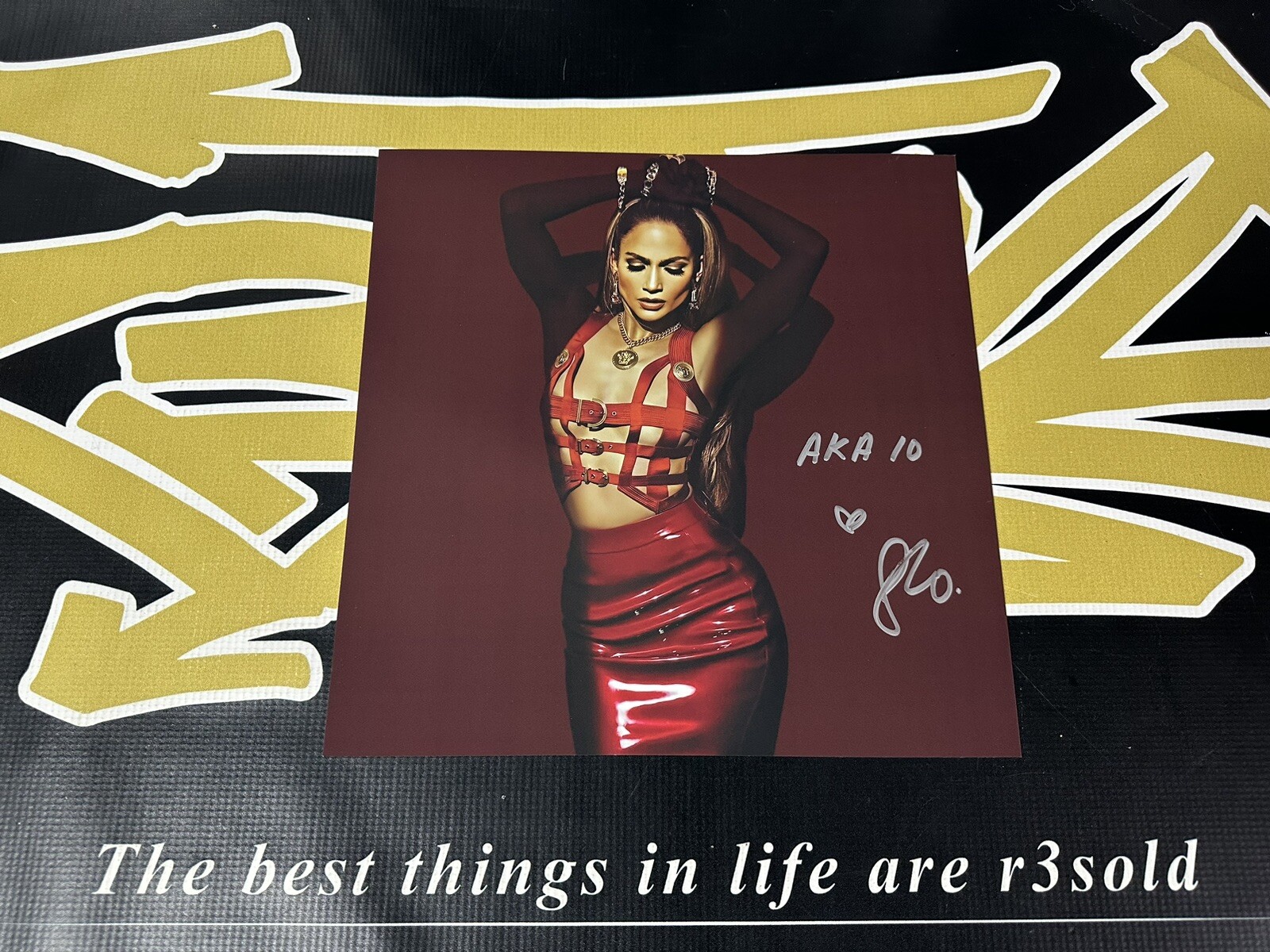 Jennifer Lopez SIGNED – A.K.A. 10 Yr. Anniversary Poster Limited To /500 In Hand