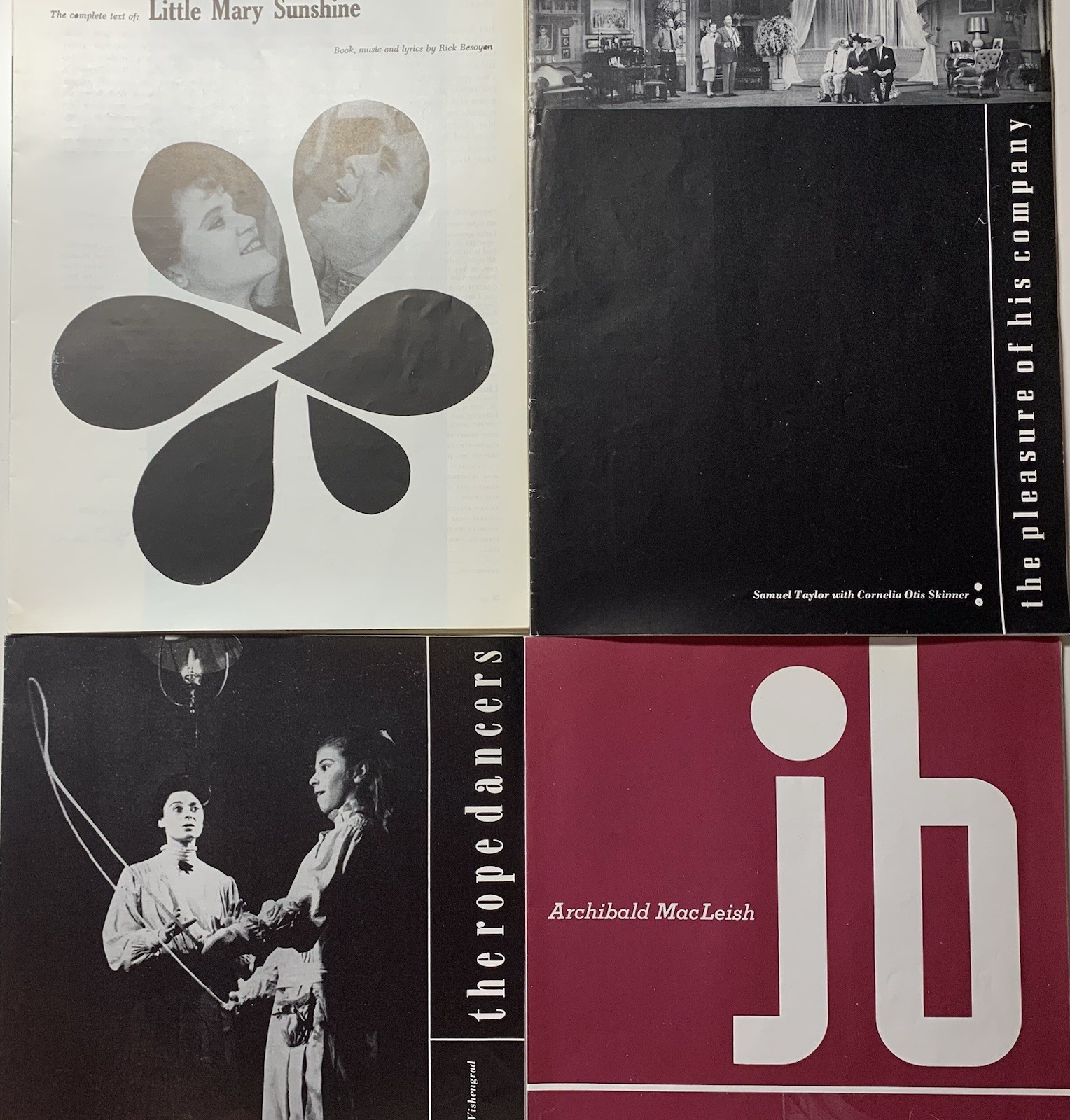 Broadway Show Texts Photos 4 Plays 1960 Theater Magazine See Description
