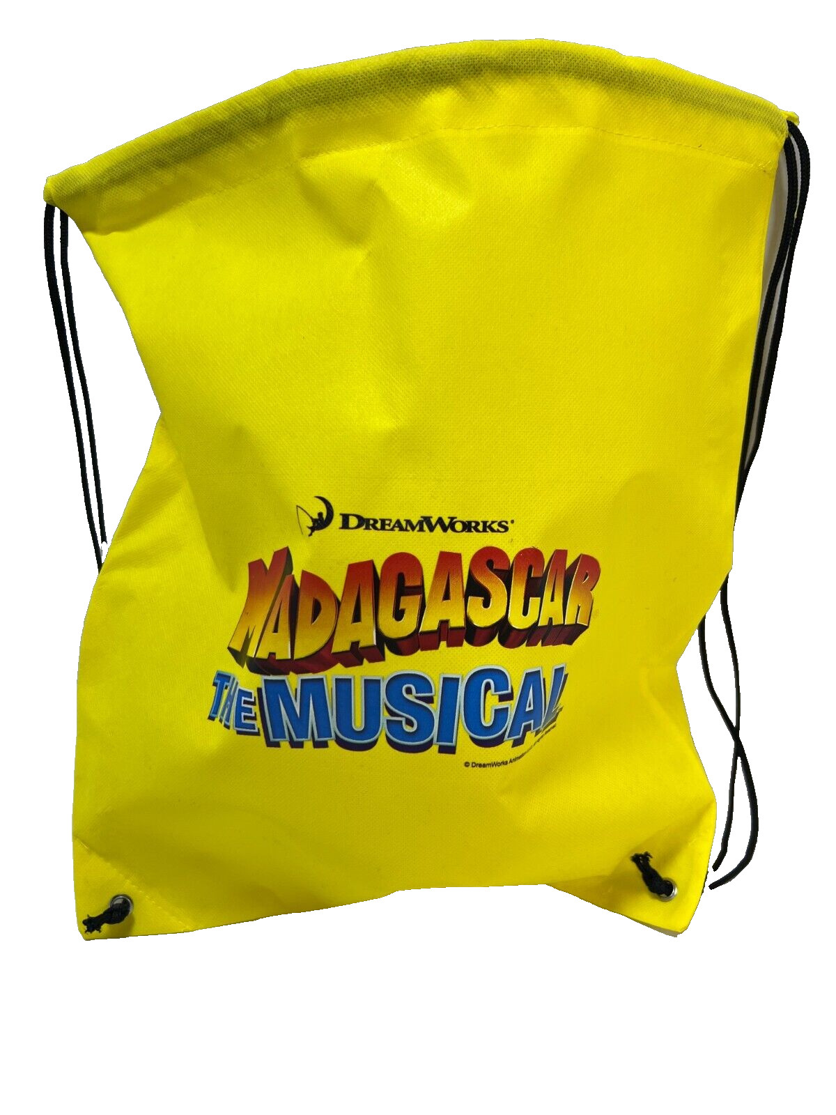 MADAGASCAR The Musical Drawstring Bag DREAMWORKS OFFICIAL MERCH!! NEW