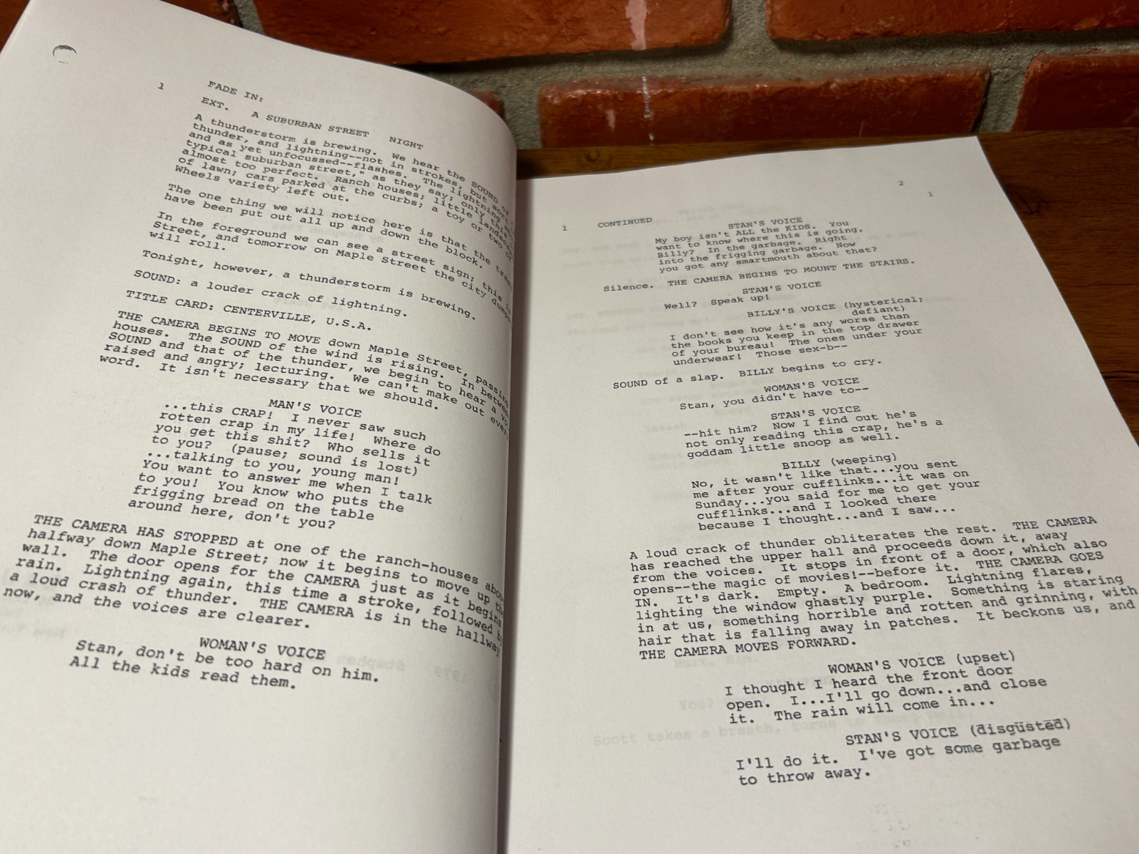 CREEPSHOW (1982) Movie Screenplay Script — Full Cast Autograph REPRODUCTION