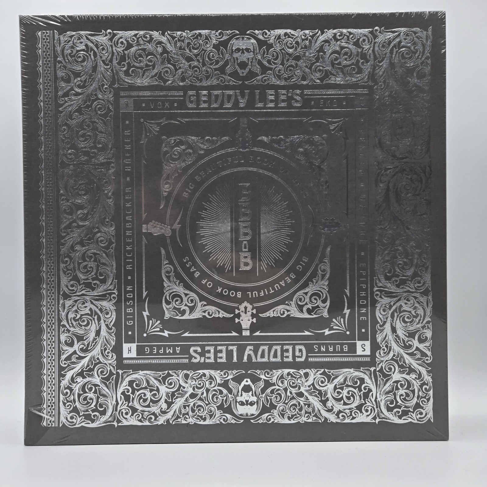 New Sealed 532/900 Geddy Lee Signed Autograph Limited Big Beautiful Book of Bass