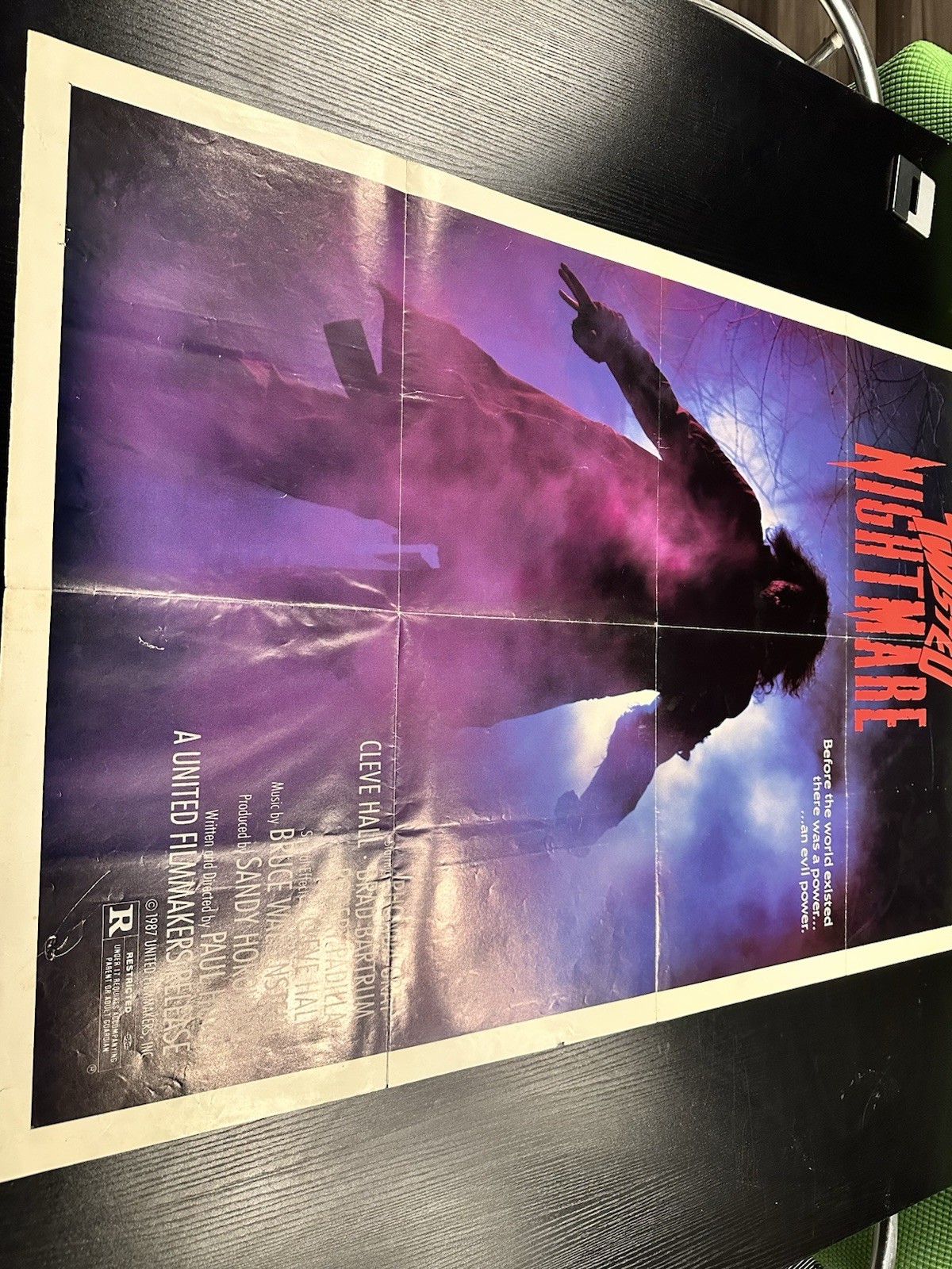 Twisted Nightmare (1987) US 1 Sheet Poster NOT VIDEO VHS Horror Slasher