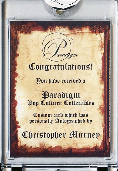 -M*A*S*H- Christopher Murney Signed/Autograph/Auto Certified TV Card – MASH