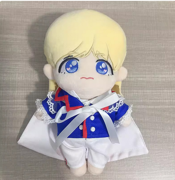 20cm No Attributes KPOP Idol Plush Dolls Toy Body V Bestie Gift【With Clothes】