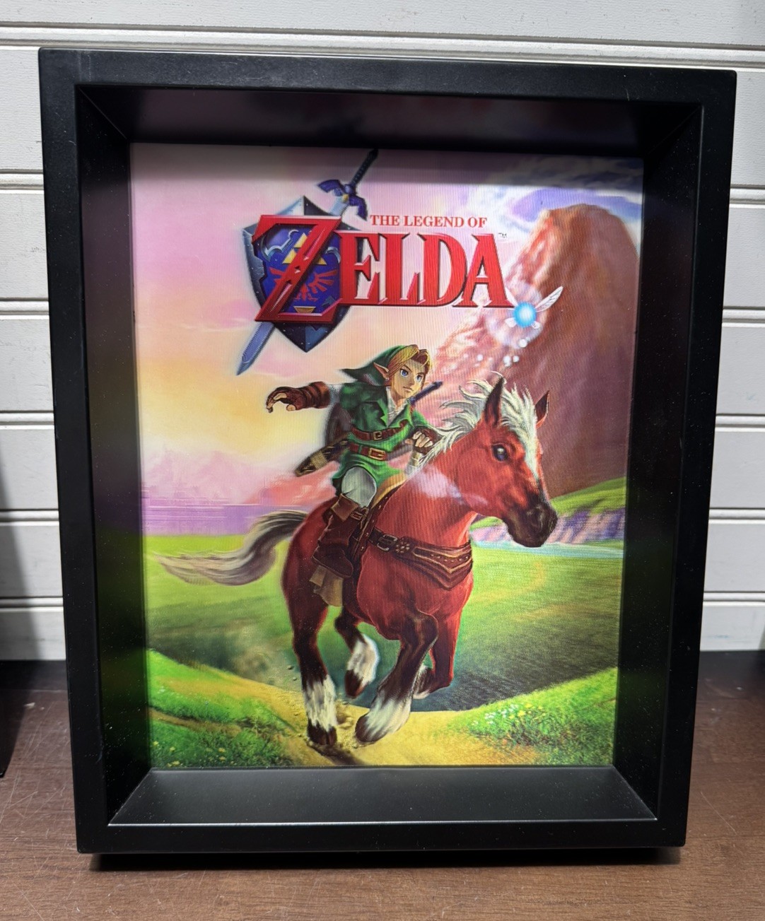 9×11 Legend of Zelda Nintendo Framed 3D Lenticular Picture