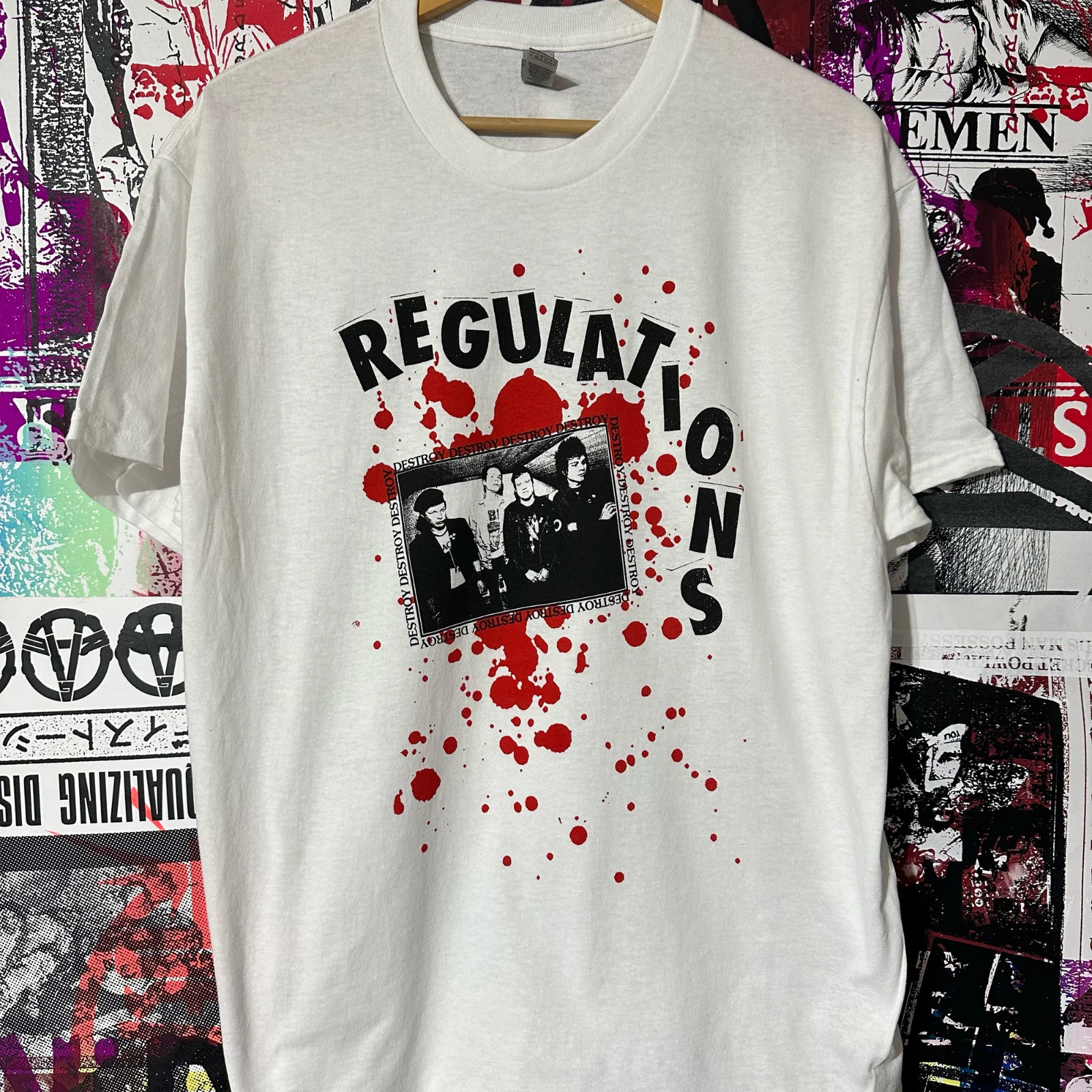 Regulations “Destroy” T-Shirt S-2X Unisex (Screen Printed)