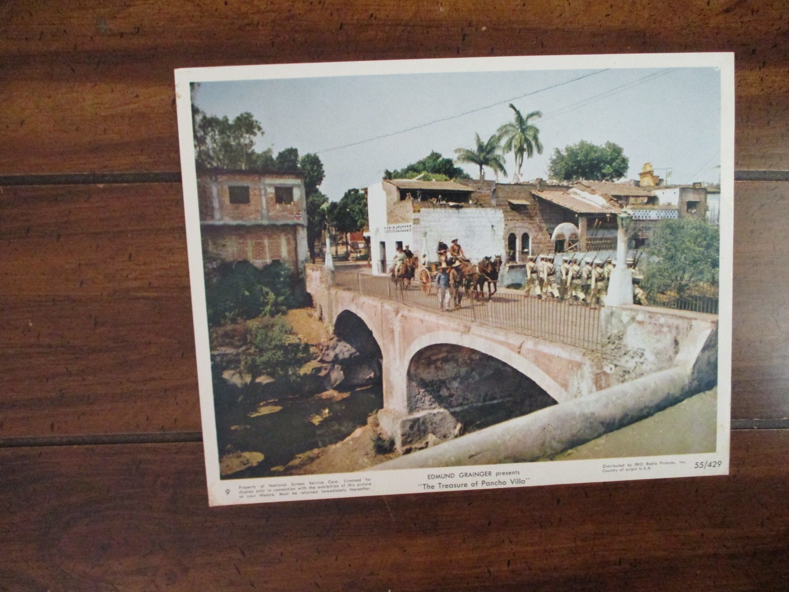 (THE TREASURE OF PANCHO VILLA) 1955 10 x 8 Glossy Color Press Photo