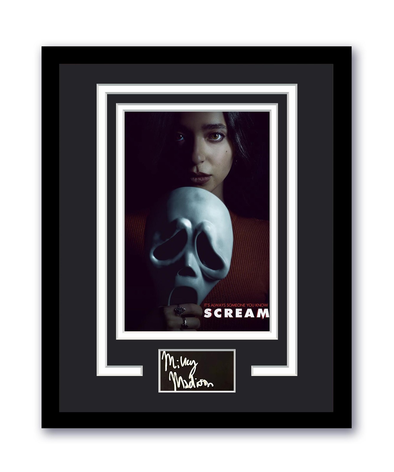 Scream Mikey Madison Autographed Signed 11×14 Framed Photo Amber Horror ACOA