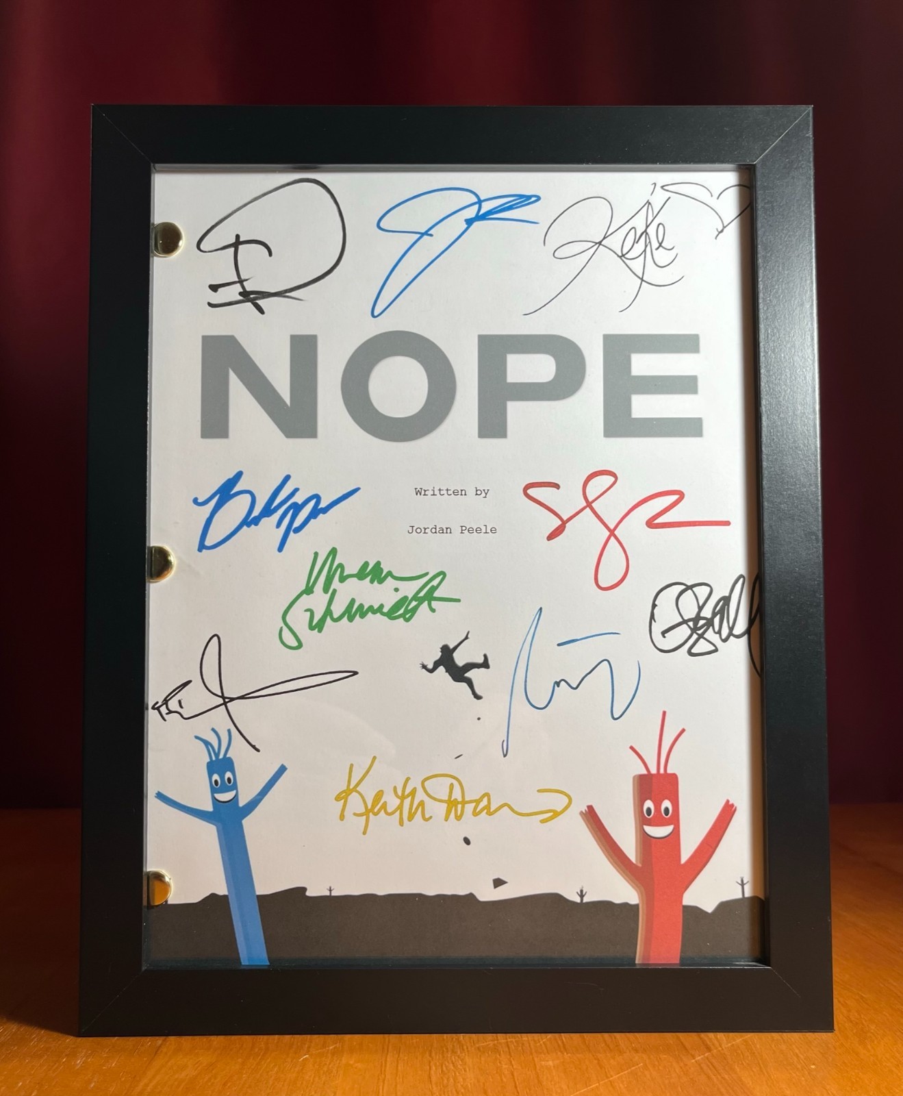 Jordan Peele Script Collection Signed- Autograph Reprints- Get Out, Us & Nope