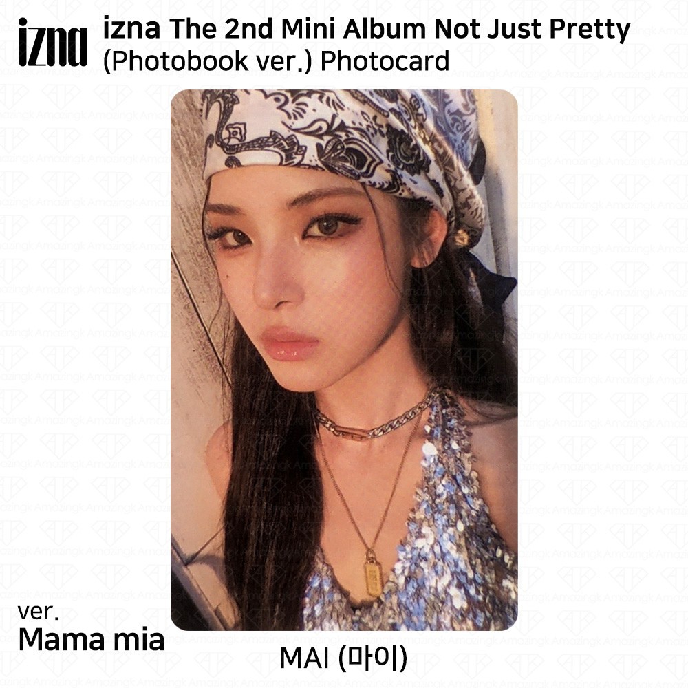 izna The 2nd Mini Album Not Just Pretty Photobook/Poster/NFC Official Photocard