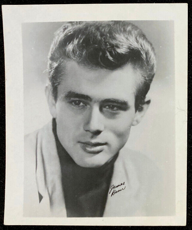 JAMES DEAN Original Fan Photo 1950s Handsome Hollywood Leading Man 4×5