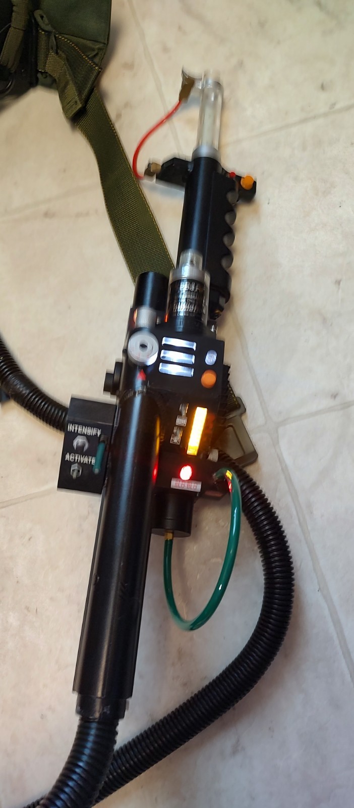 Ghostbusters Proton Pack & Trap w Matty Collector Wand & READ DESCRIPTION