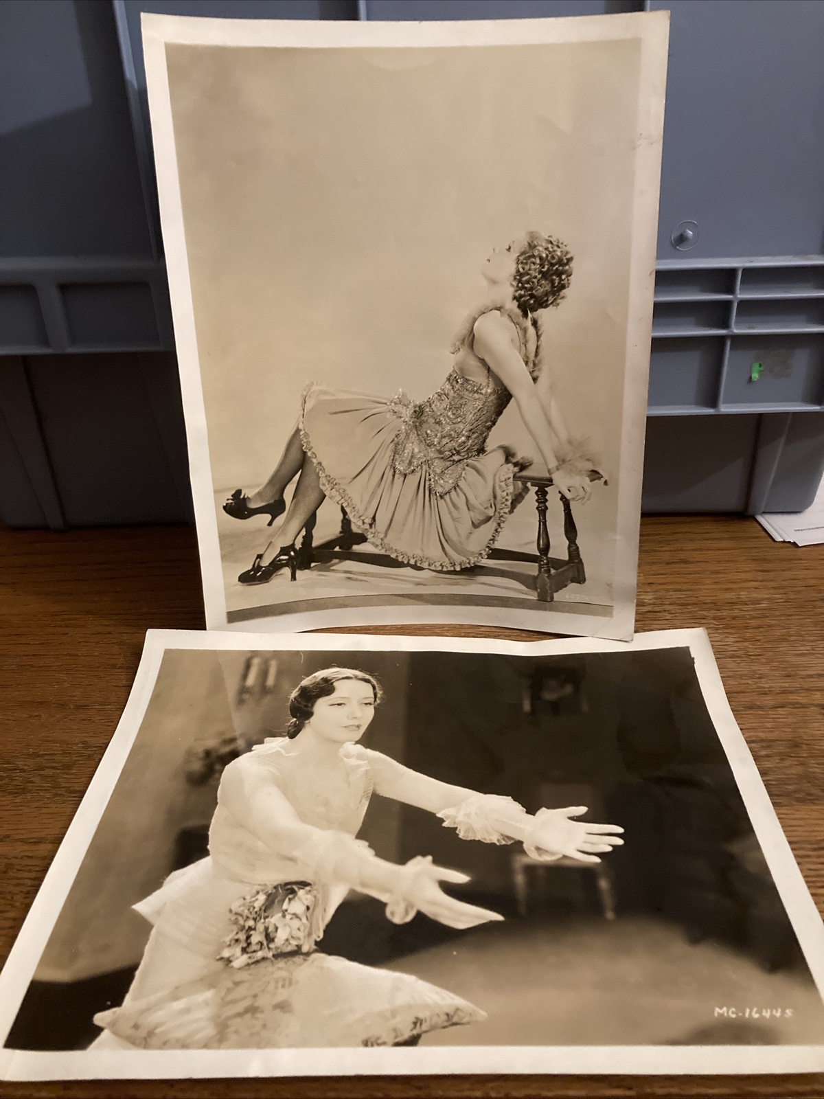 Lot 2 Original Movie Photos 8×10 Bette Davis Of Human Bondage and Unknown
