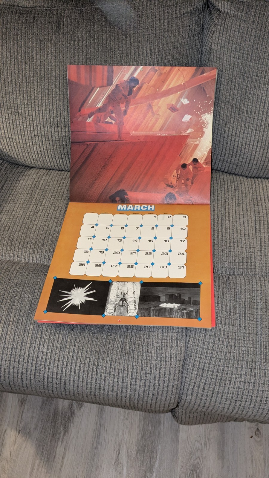1979 Superman the Movie Calendar & 4 10 x 14 1978 Movie Pictures