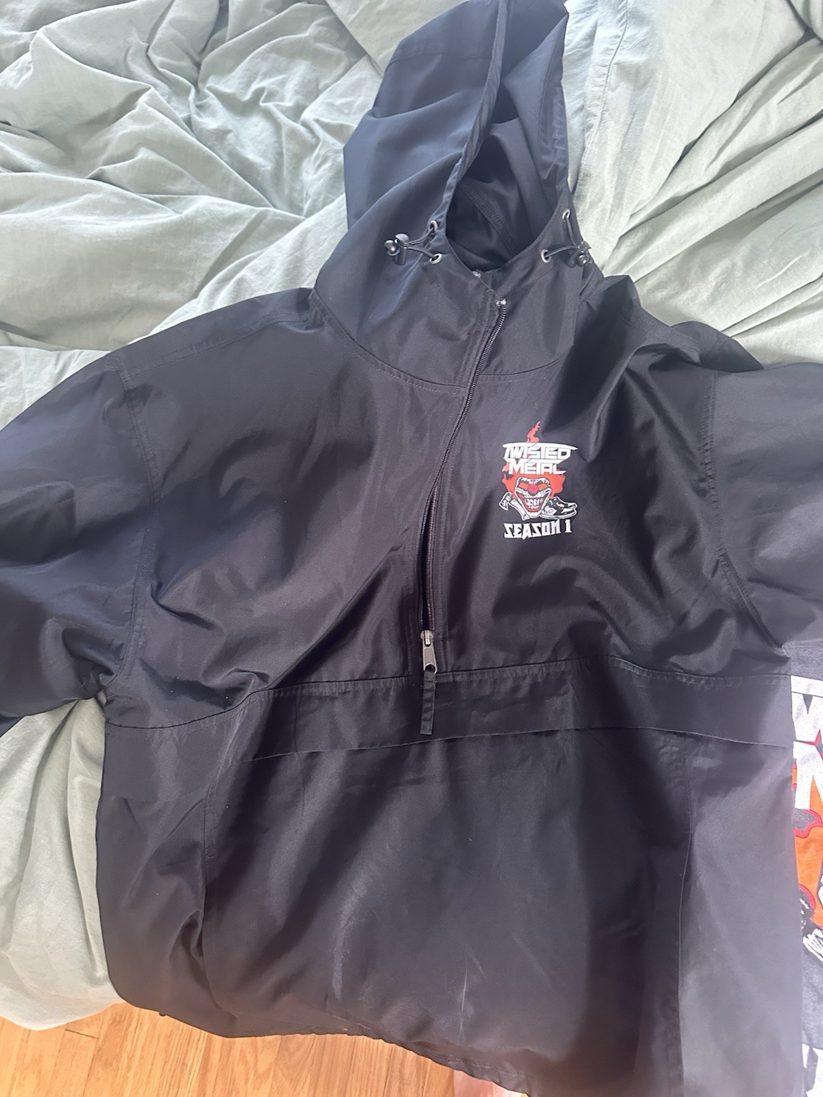 Authentic Twisted Metal Season 1 T-Shirt AND Champion wind breaker