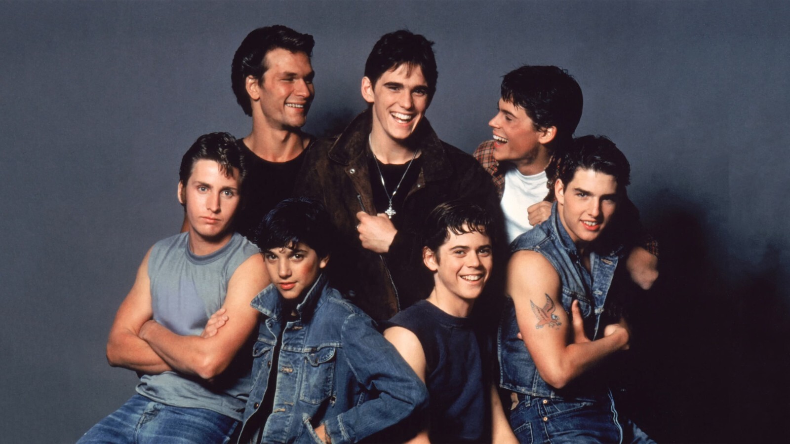1983 The Outsiders Movie Poster 11X17 Patrick Swayze Tom Cruise Ralph Macchio 🍿