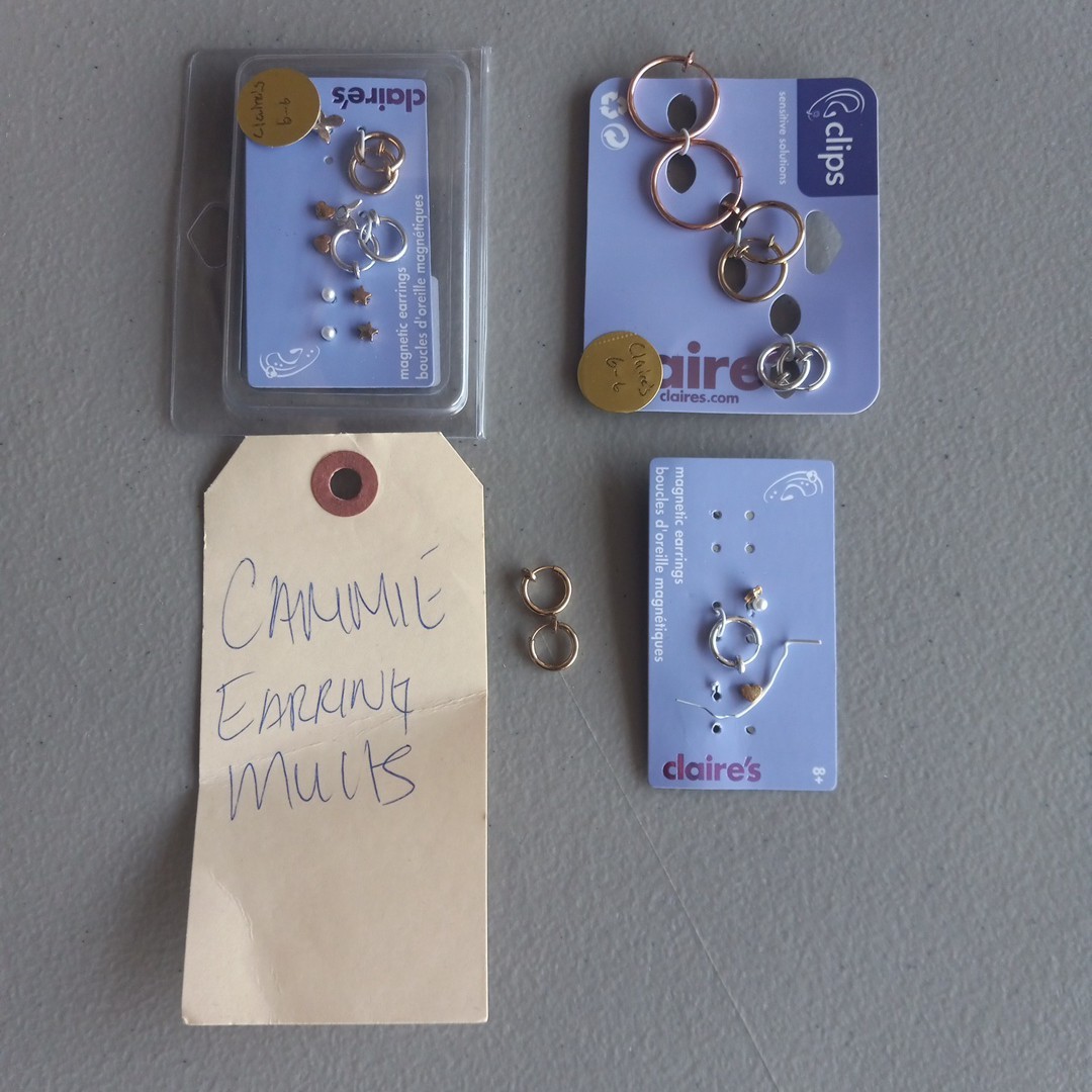 Panhandle TV Show Production Used Prop Tiana Okoye Cammie Lorde Earrings Tag