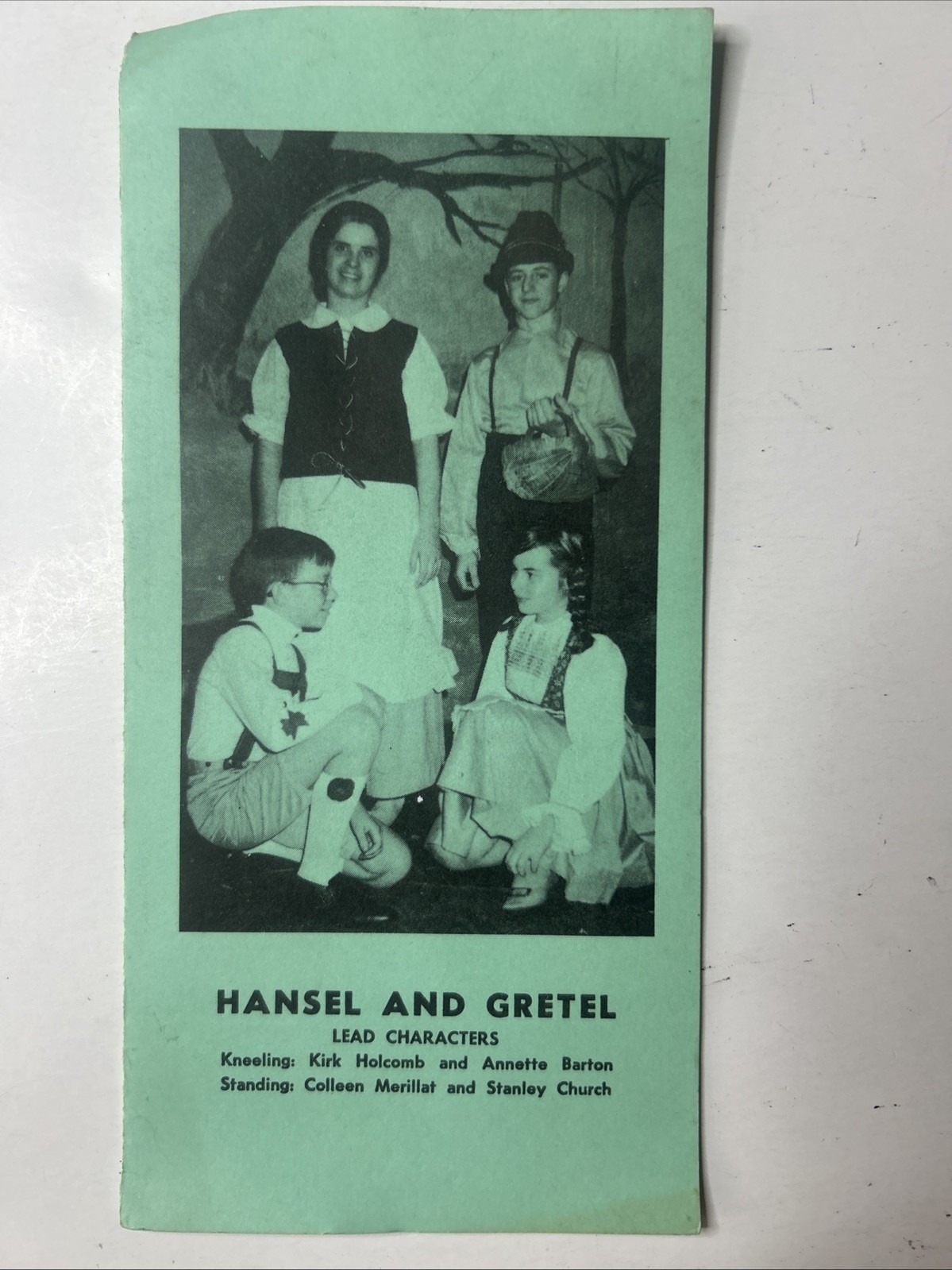 1969 Angola Community Theatre Hansel And Gretel Program Tri-State College