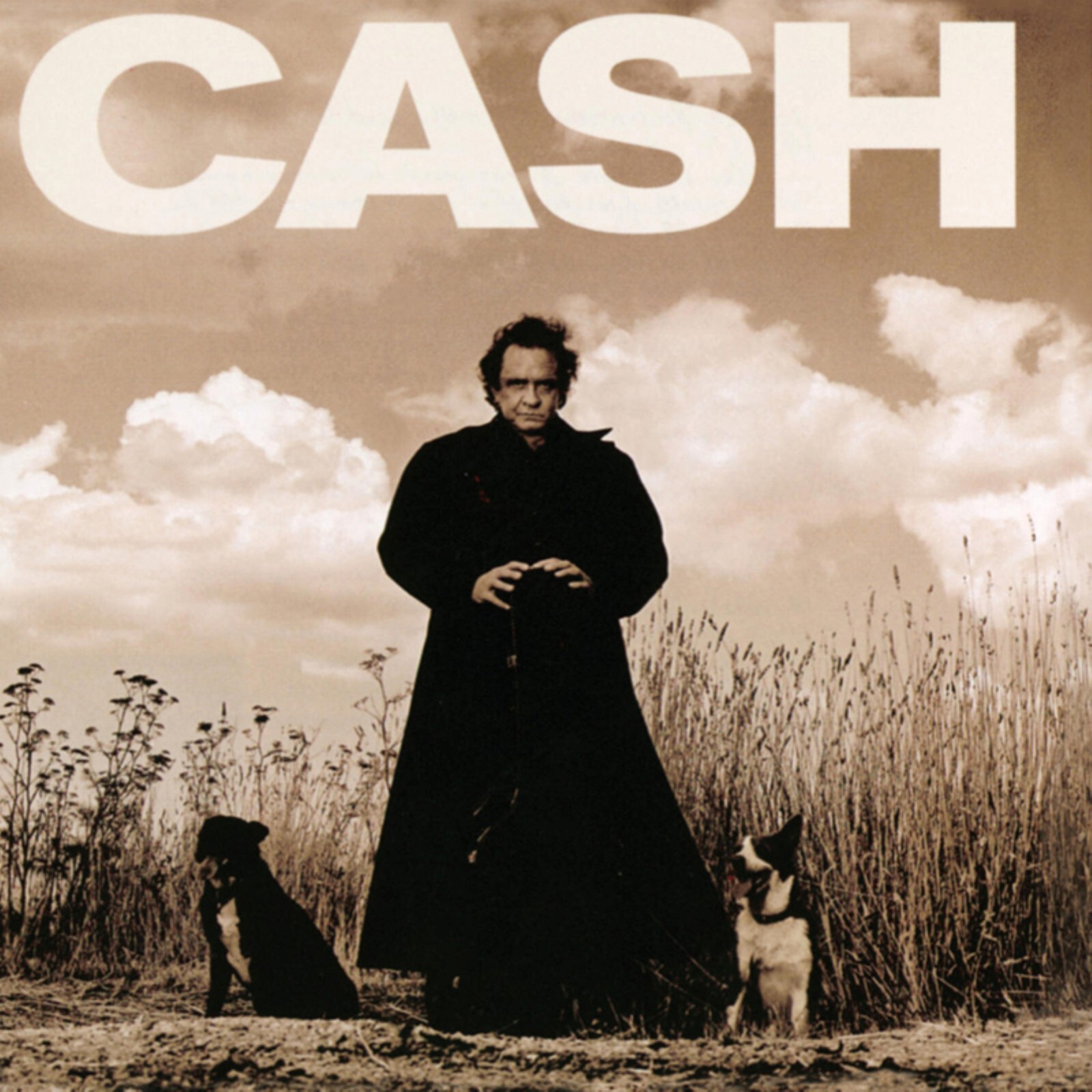 JOHNNY CASH American Recordings BANNER HUGE 4X4 Ft Fabric Poster Flag album art