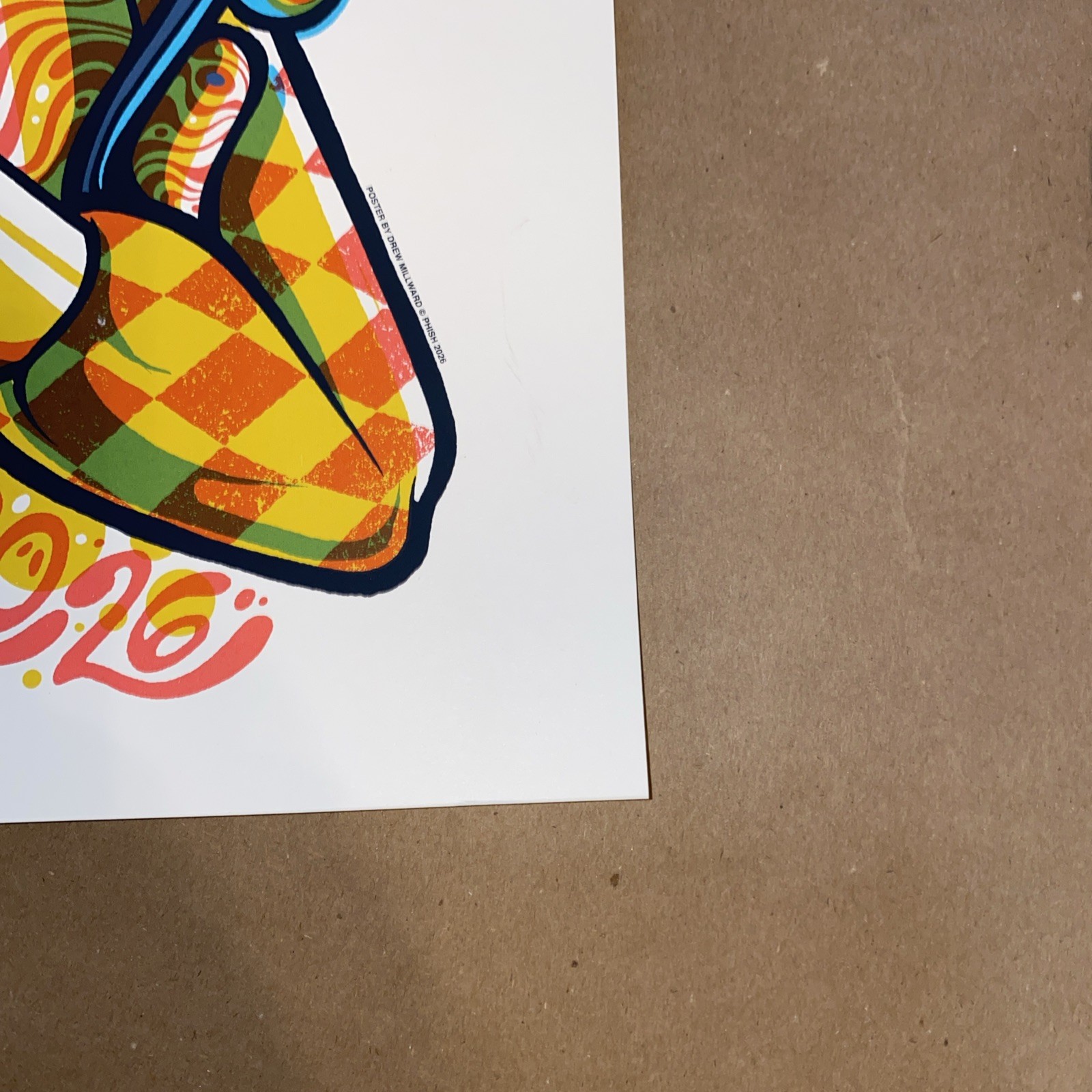 Phish Sphere Las Vegas Concert Poster print 2026 745/1100 drew millward