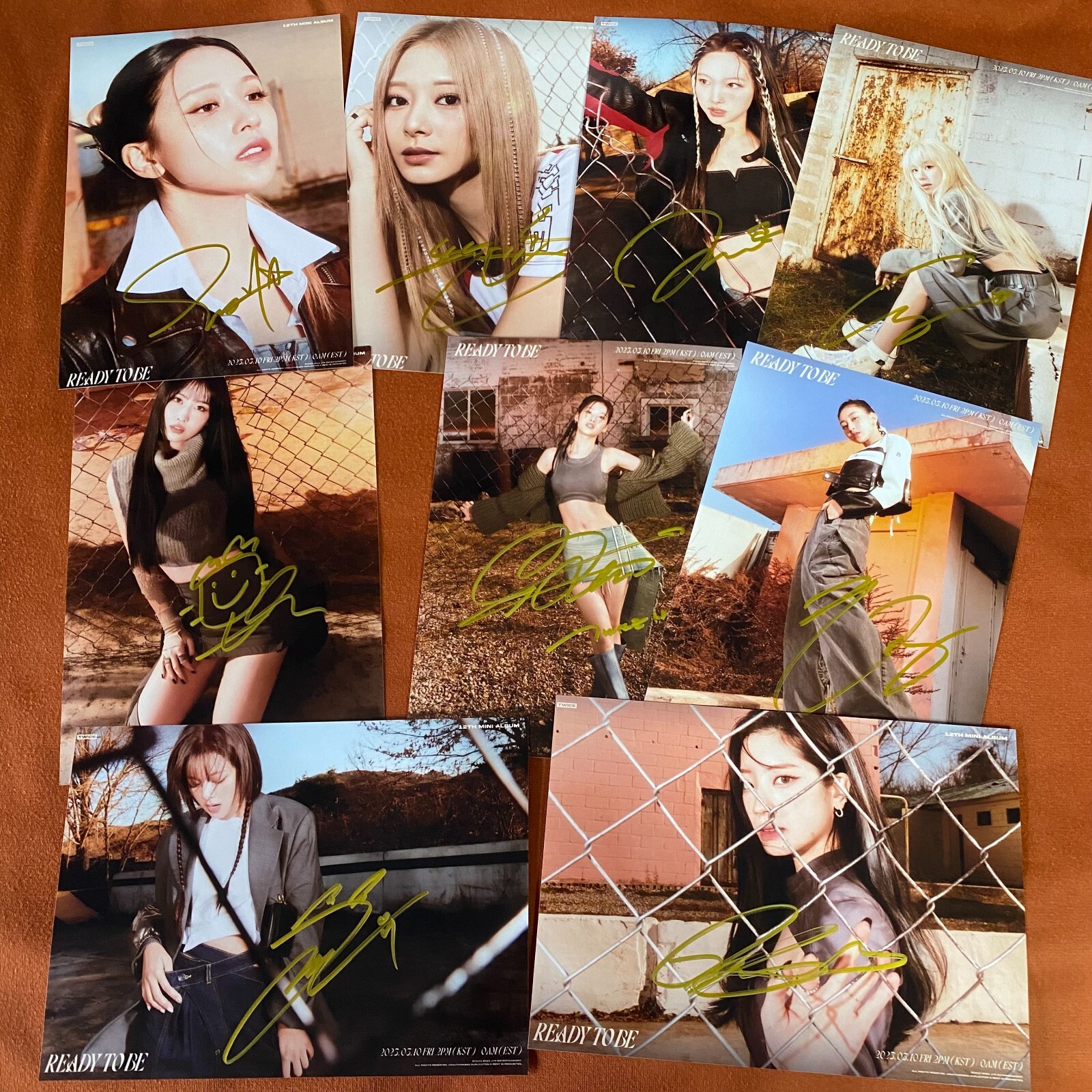 TWICE Ready TO Be Autographed Signed Photo 5*7 K-POP Collection 2024A