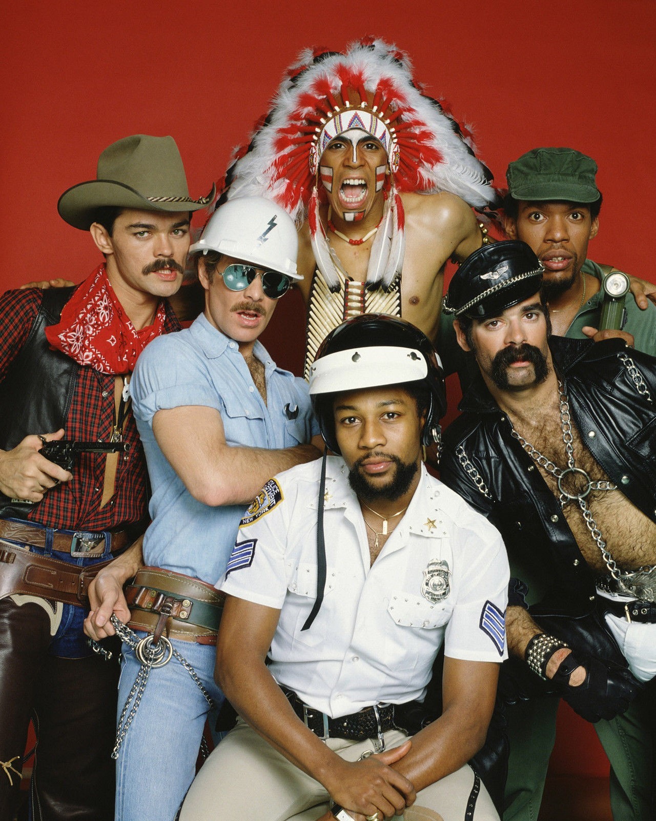 THE VILLAGE PEOPLE 8X10 PHOTO MUSIC POP ROCK & ROLL PICTURE