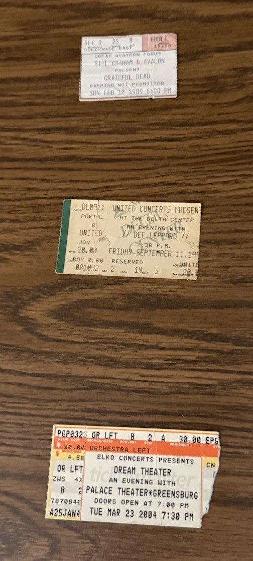 LOT 20 RARE CONCERT TICKET STUBS BOB DYLAN/GRATEFUL DEAD/DEF LEPPARD/WHO/CSN +++