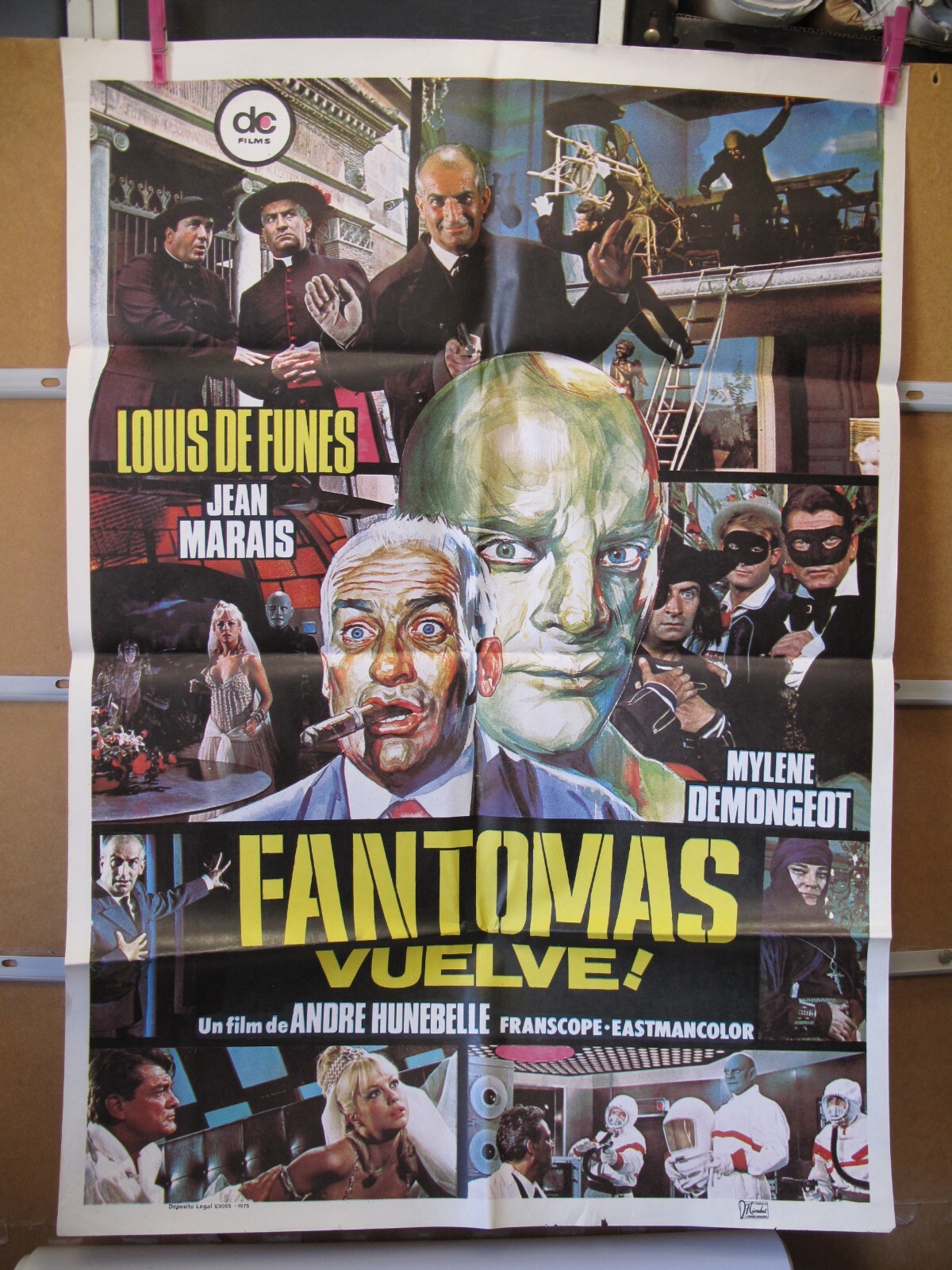 A10329 FANTOMAS VUELVE LOUIS DE FUNES