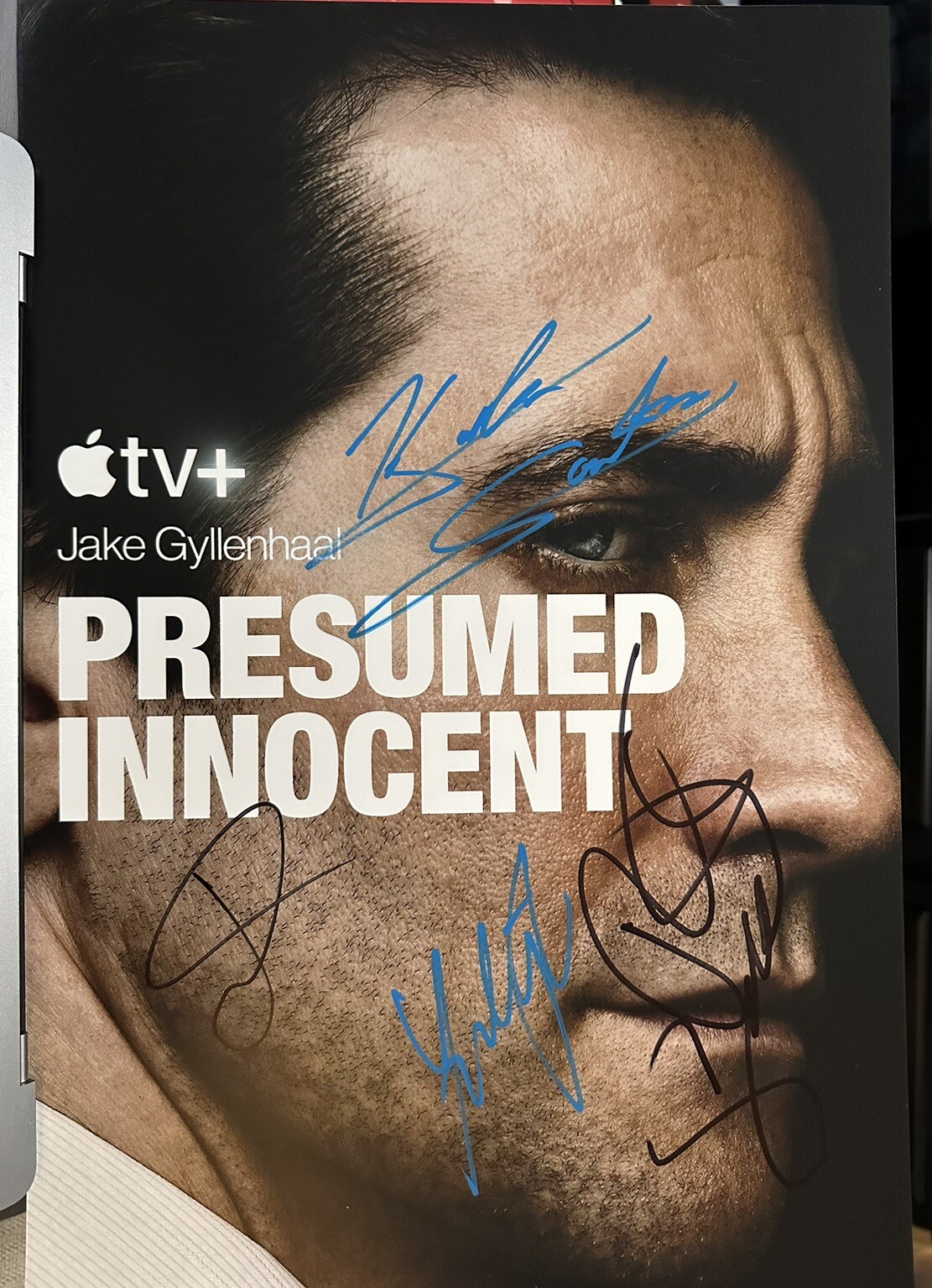 JAKE GYLLENHAAL SIGNED PRESUMED INNOCENT POSTER PHOTO 12X18 LILY RABE AUTOGRAPH