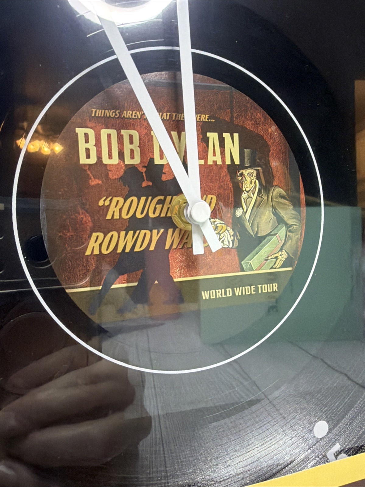Bob Dylan Clock Rough and Rowdy Ways ALBUM WALL CLOCK New in package
