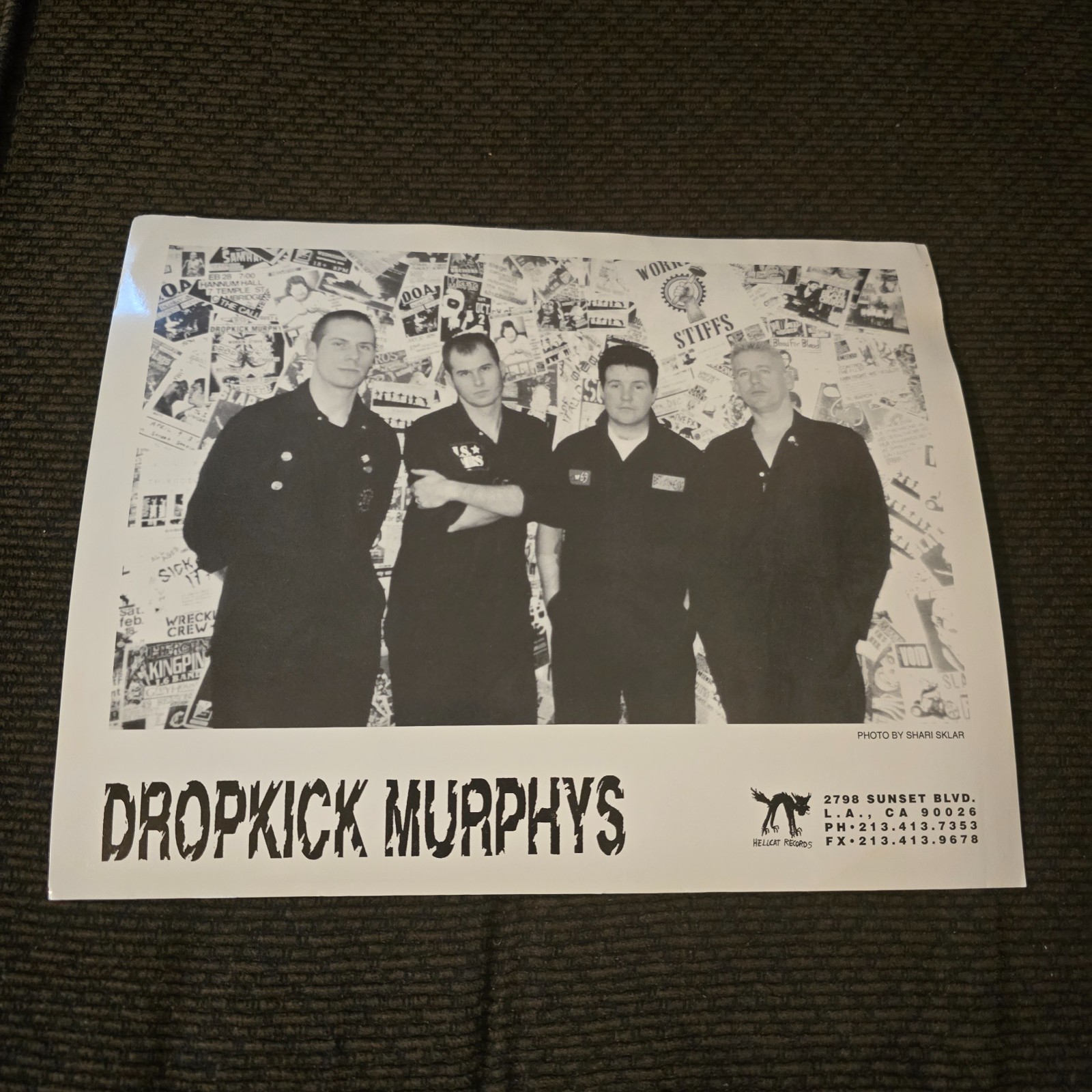 Dropkick Murphys Original Hellcat Records 8×10 Promo Press Photo 1990s Punk Rock