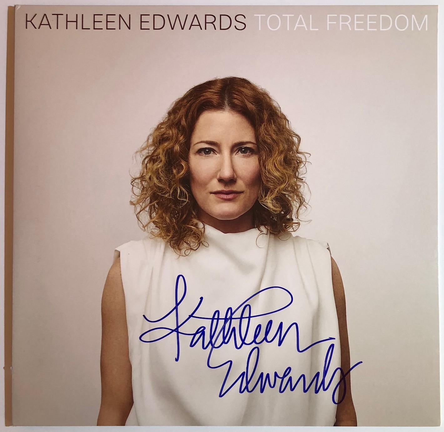 Kathleen Edwards Autographed Album signed vinyl record album Beckett BAS coa