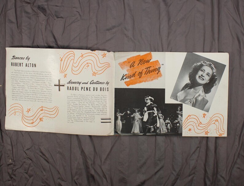 Playbills, Programs, & 1 clipping from 1940’s and 1950’s. English and German