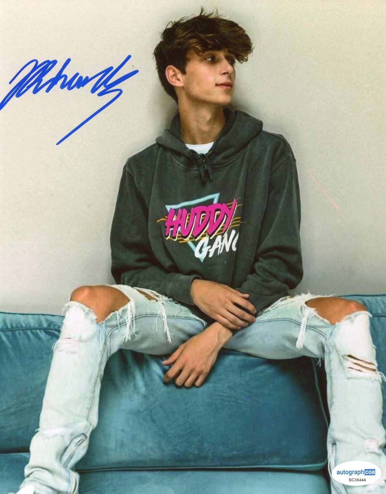 JOSH RICHARDS SIGNED AUTOGRAPH 8×10 PHOTO PICTURE ACOA TIK TOK BARSTOOL BFFS