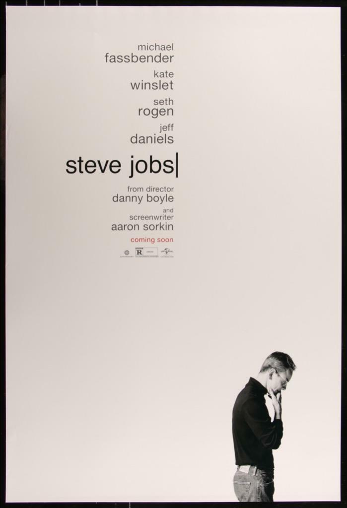 STEVE JOBS 27″x40″ D/S Original Movie Poster One Sheet Michael Fassbender Apple