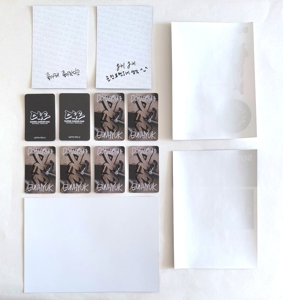 Super Junior D&E 6th Mini Album INEVITABLE Repackage Withmuu POB