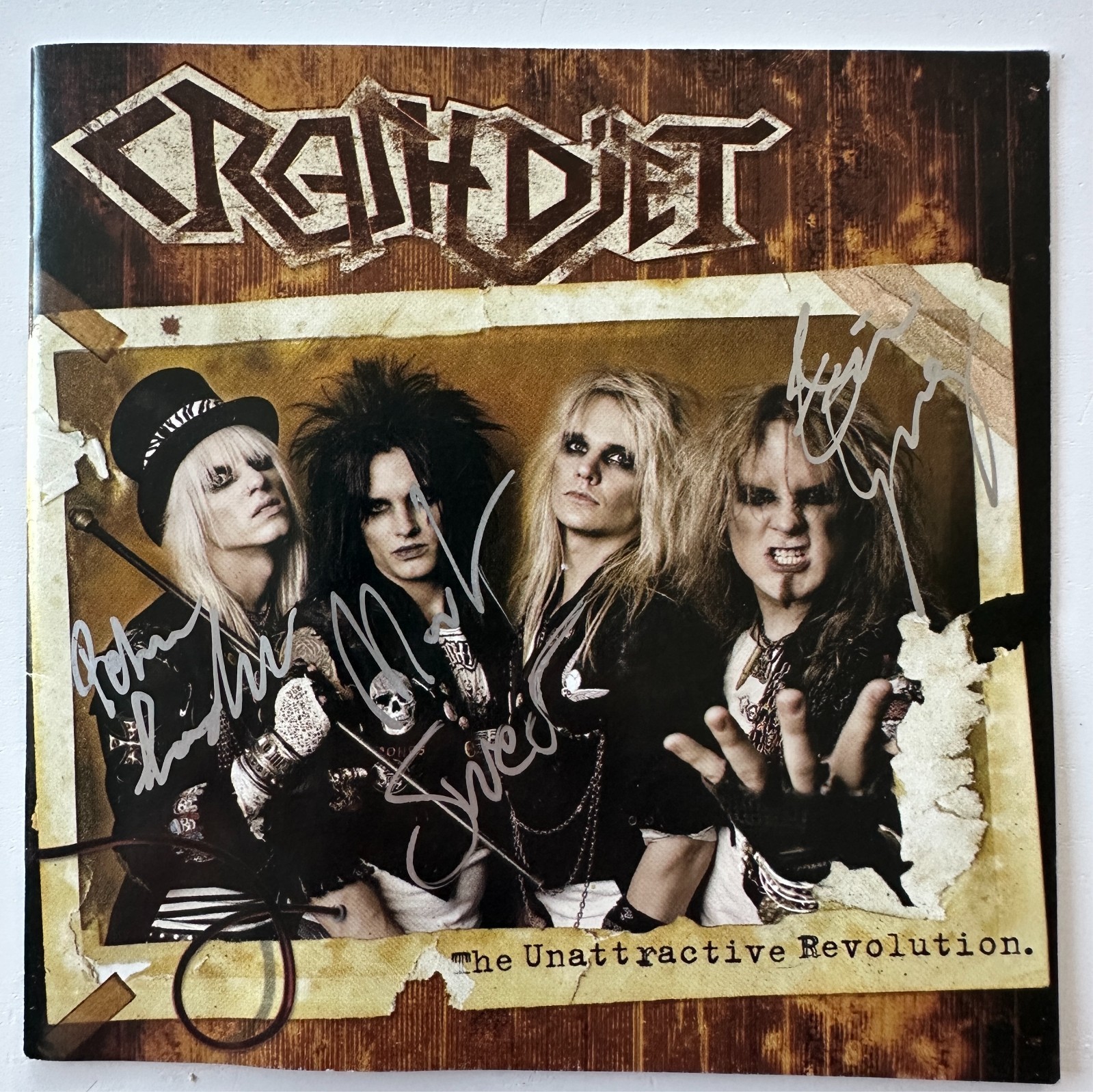 Crashdiet The Unattractive Revolution Signed CD Autographed 2007 Mick Mars